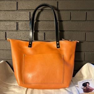 Large Satsuma PLG tote with zipper